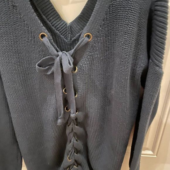 Miracle Women's Dark Green Long Sleeve Oversized Sweater Top Size M/L NWOT - Picture 6 of 12